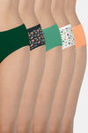 Amante Low Rise Three-Fourth Coverage Hipster Panty (Pack of 5) - Multicolor — thumbnail 1
